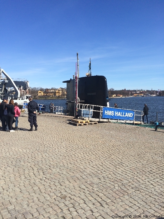 HMS Halland i Stockholm