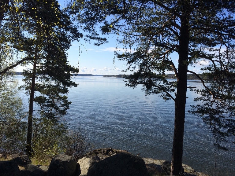 Utsikt mot Mlaren frn Lvstaklipporna, Hsselby.