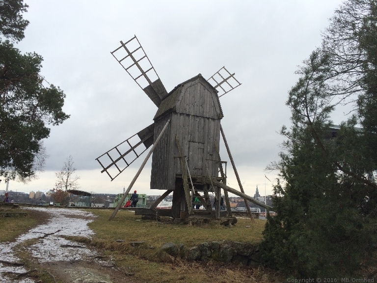 En vderkvarn p Skansen.