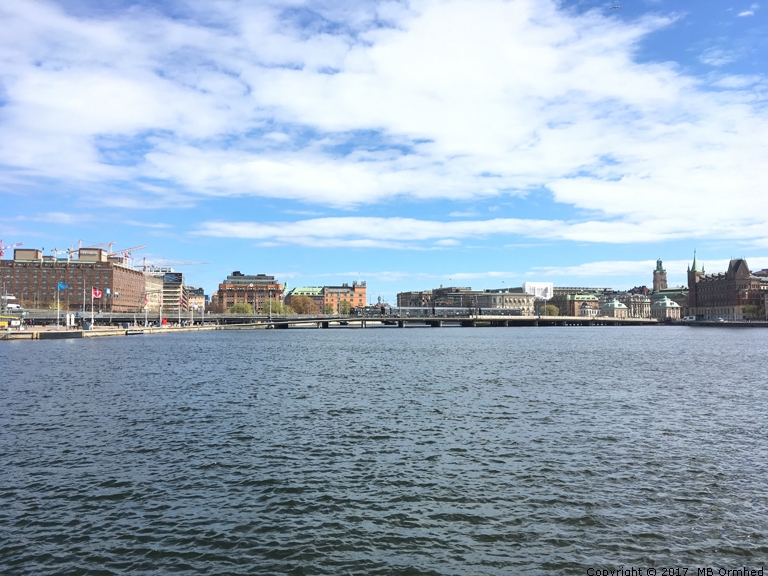 Utsikt mot ster frn Stockholms Stadshus. 