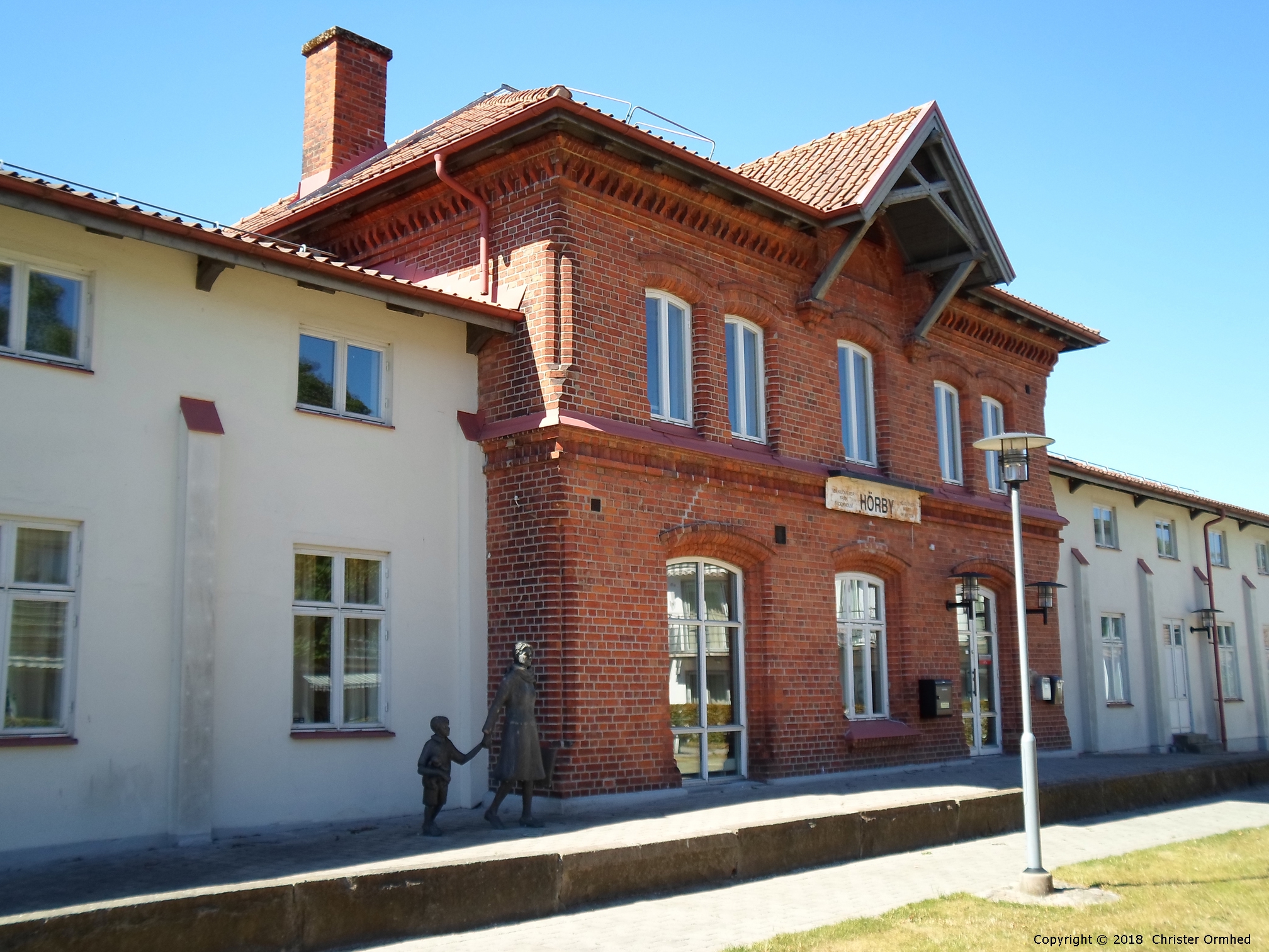 Stationshuset i Hrby.