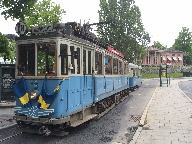 En sprvagn p linje 7N, p Djurgrden.
Bilden tagen: 2015-05-31
Publicerad: 2015-06-21