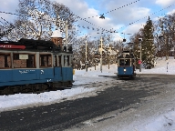 Sprvagn 76, ska stllas upp efter vagn 335, utanfr vagnhallen p Djurgrden.
Bilden tagen: 2017-01-06
Publicerad: 2017-02-19