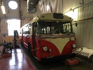 En gammal buss i vagnhallen p Djurgrden.
Bilden tagen: 2017-01-06
Publicerad: 2017-03-19