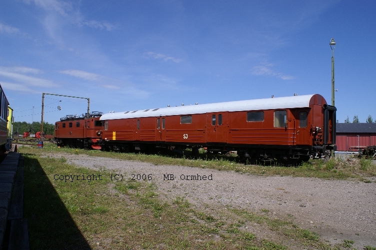 Lok med vagn p jrnvgsmuseet i Gvle