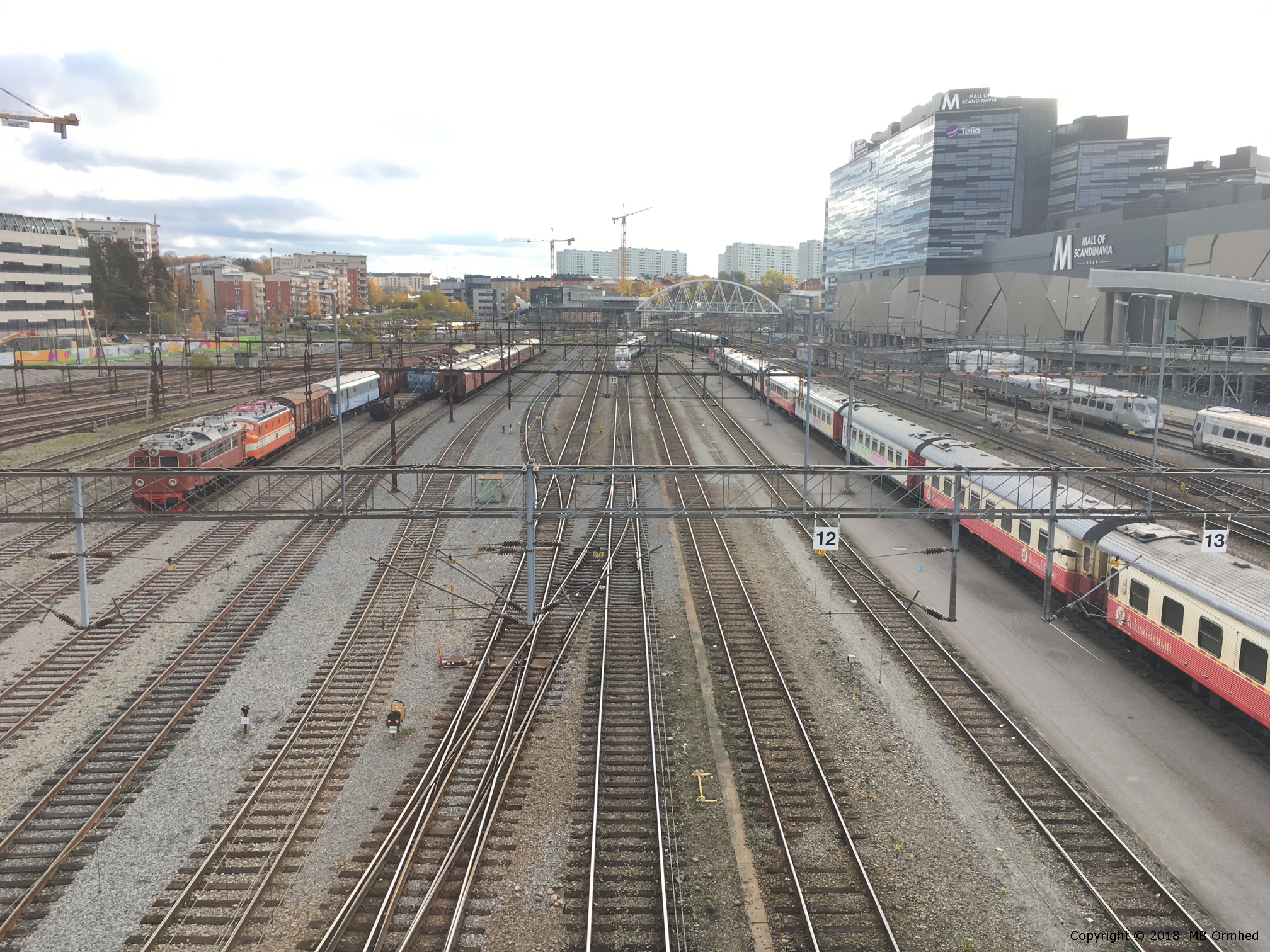 Delar av Jrnvgsmuseums samlingar i Solna